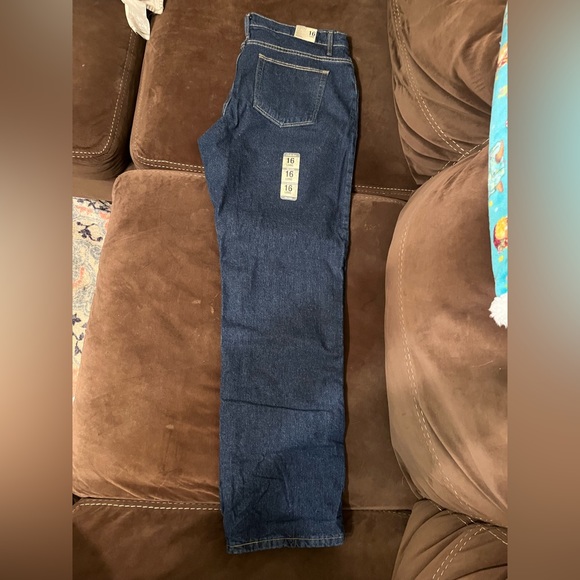 Women’s flannel lined jeans - Picture 1 of 4